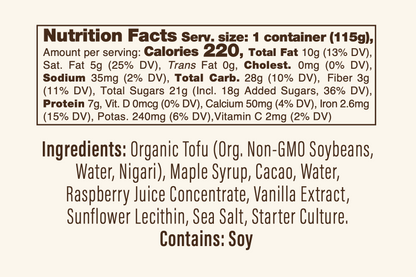 Raspberry Chocolate Mousse